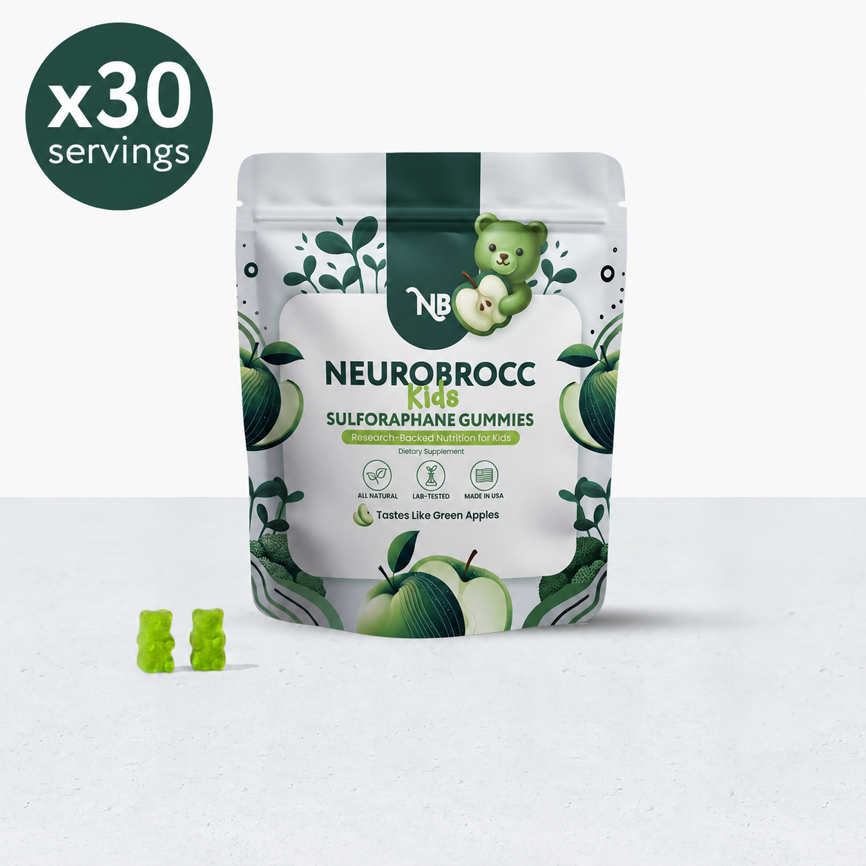 NEUROBROCC Gummies for Kids Supplement Vitamin